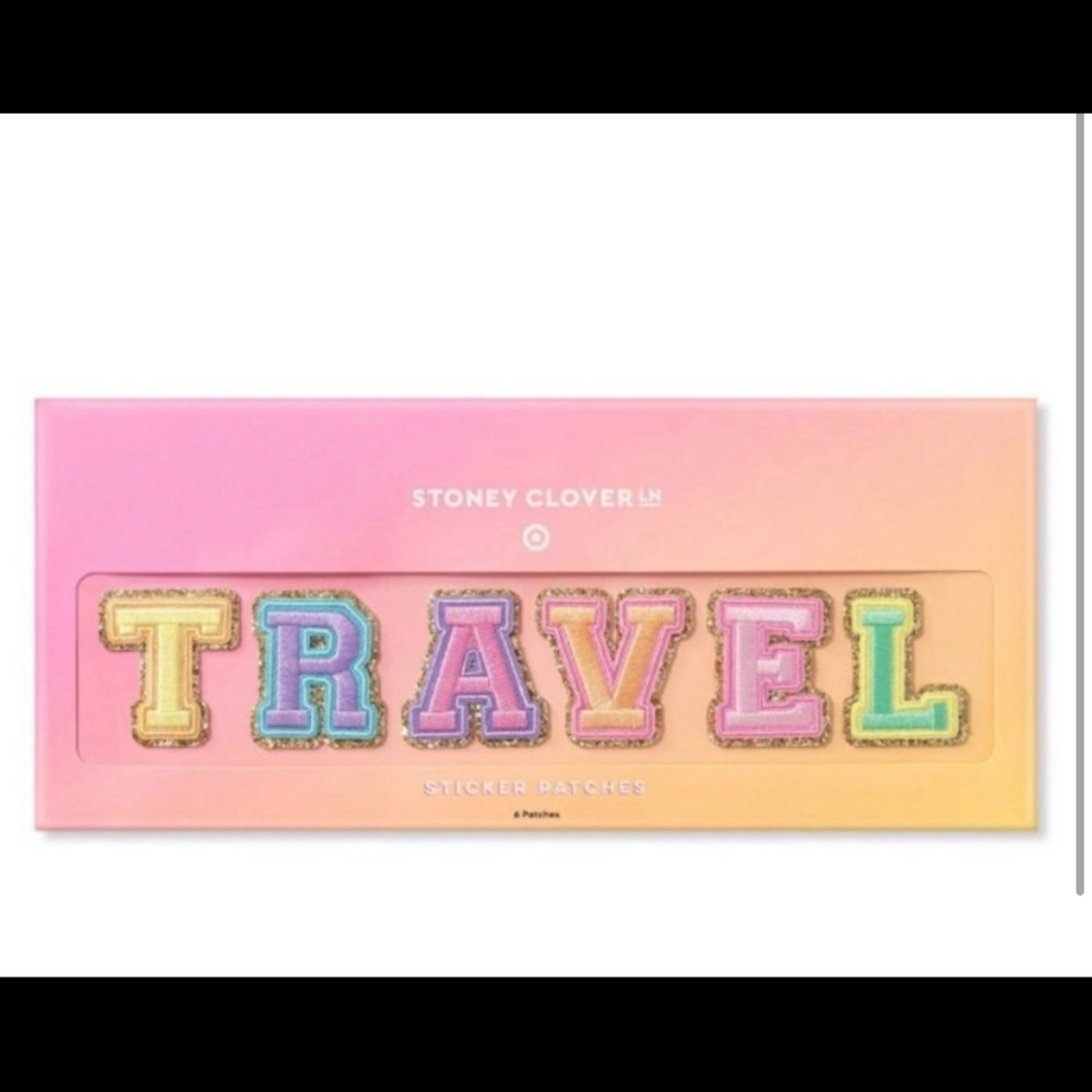 Stoney Clover Lane patch stickers - Travel NWT